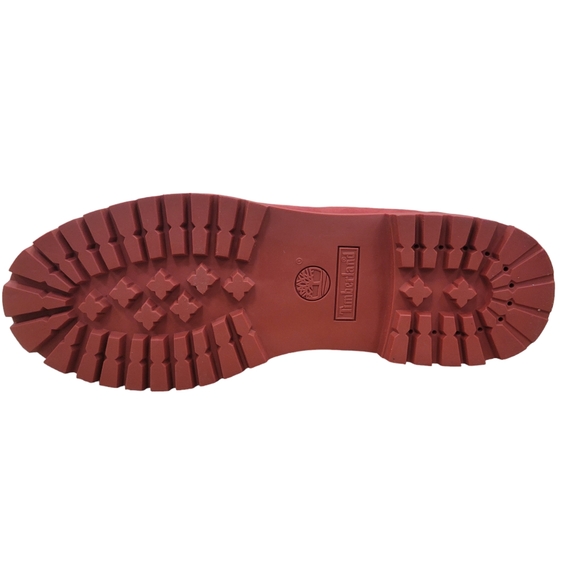 Timberland 6 Inch Premium Waterproof Boot Triple Red Mens New TB0A61Z2F41 - Picture 2 of 10